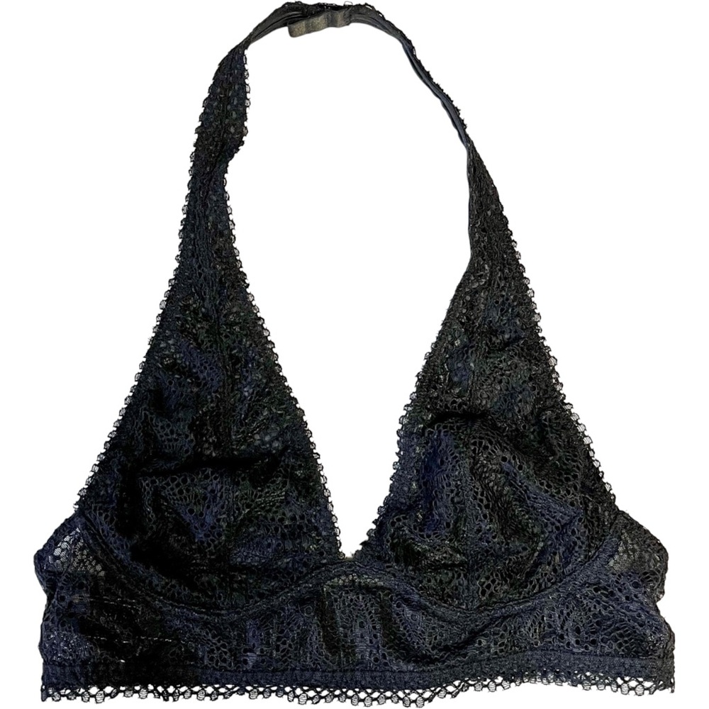 Victoria's Secret Bralette Size Small Black Lace Dark Feminine Fairy Romantic